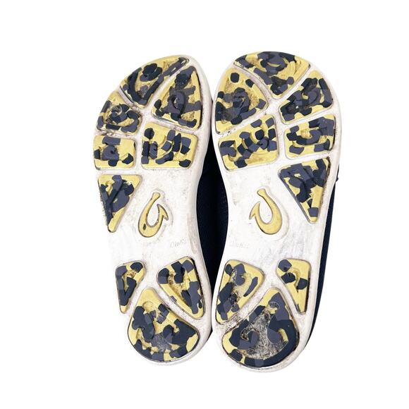 Olukai Navy Blue Nohea Mesh Slip On Sneakers Sz 5Y - Picture 6 of 7